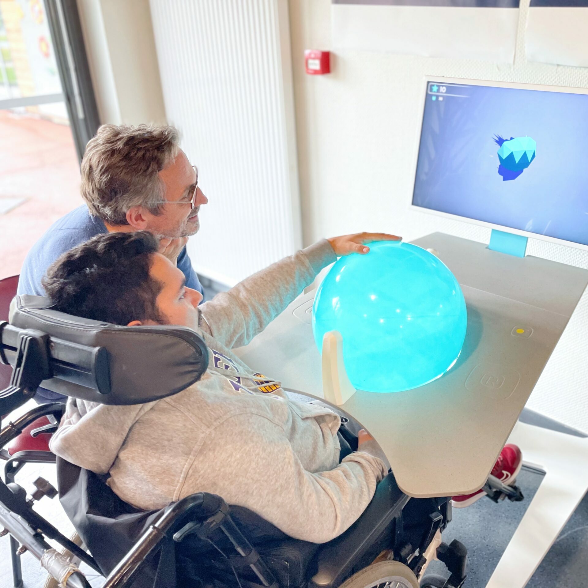 Paciente y su familia en el dispositivo SRT de Dessintey