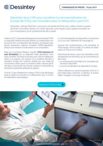 communiqué presse levée de fonds