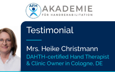 Mrs. Heike Christmann – Certified Hand Therapist (AfH) & Clinic Owner