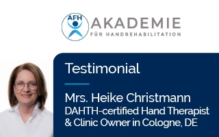 Mrs. Heike Christmann – Certified Hand Therapist (AfH) & Clinic Owner