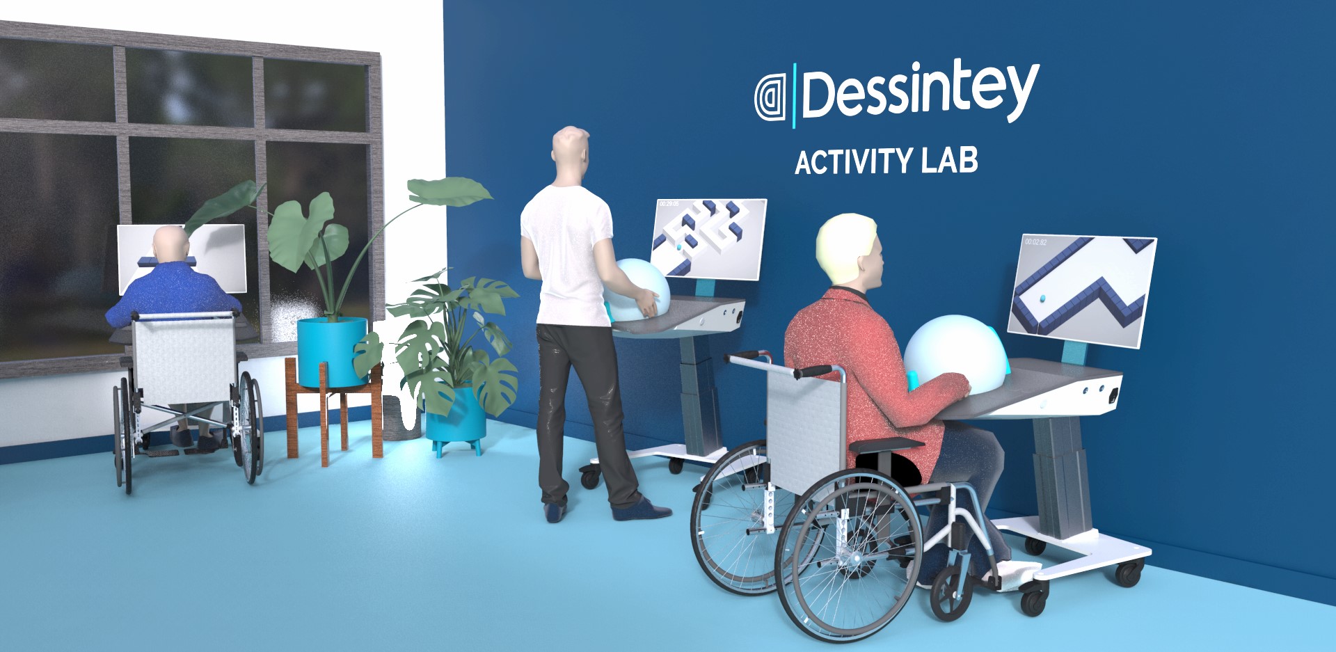 Picture in 3D of Activity Lab by Dessintey