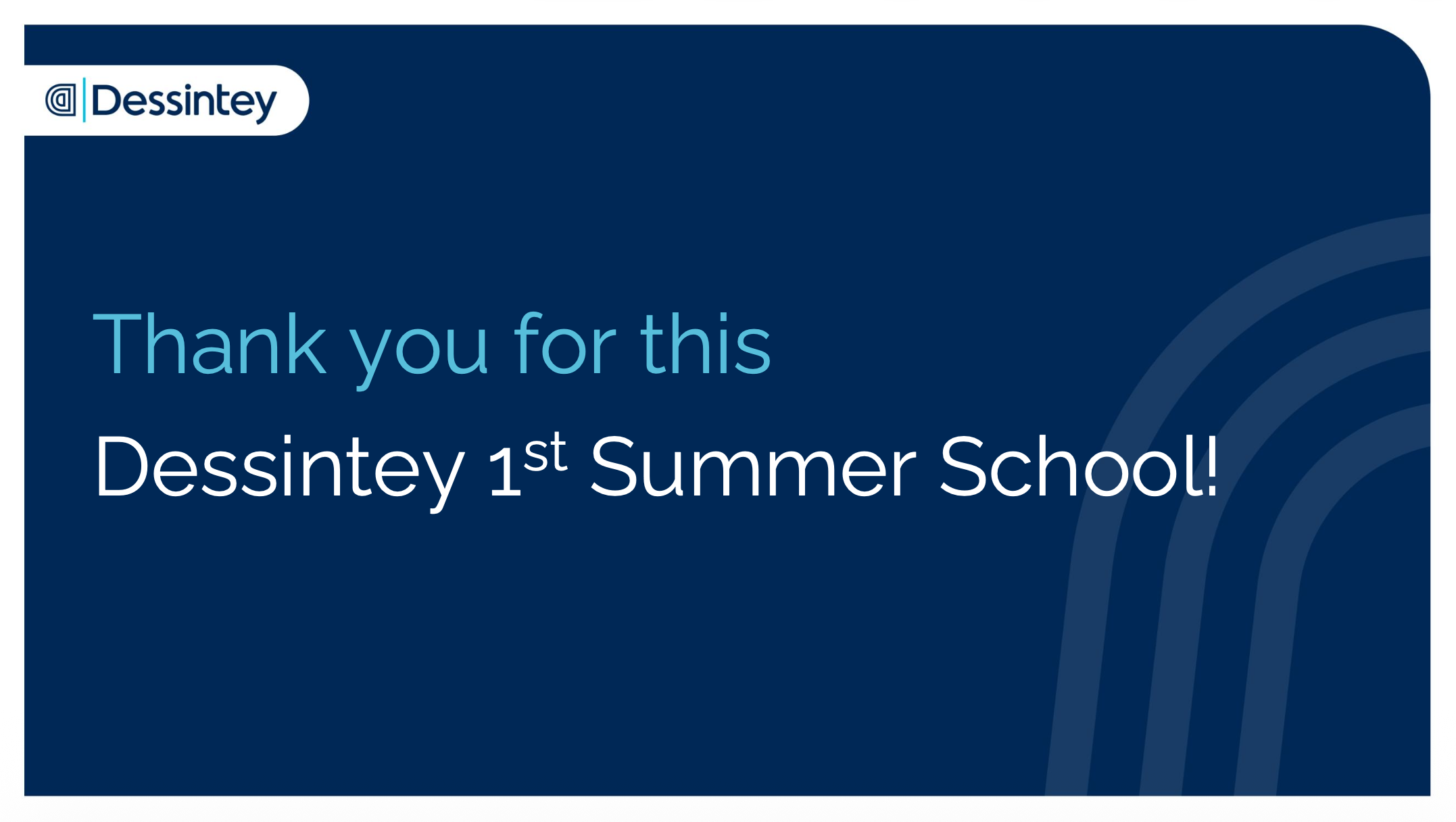 Presentation Welcome Davy Luneau - DST Summer School